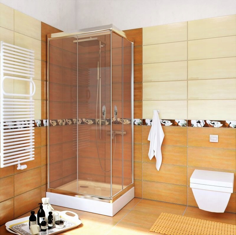 Sprchový kút - Sprchovací kút štvorcový STYLIO 80 transparentný