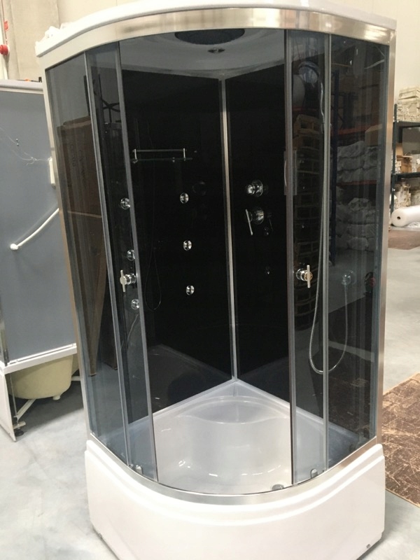 Hydromasážna sprchová babína - SPRCHOVÁ KABÍNA S HYDROMASÁŽOU 90x90