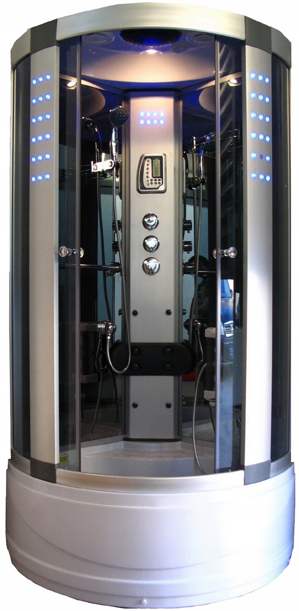 Hydromasážna sprchová babína - SPRCHOVÁ KABÍNA s OZÓNOVOU LED 100 HYDROMASÁŽOU SAUNA