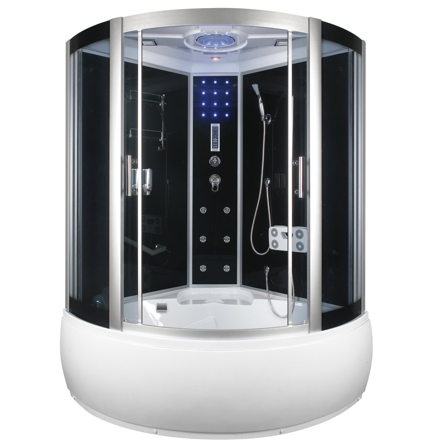 Hydromasážna sprchová babína - SPRCHOVÁ KABÍNA S HYDROMASÁŽOU 135x135 P135