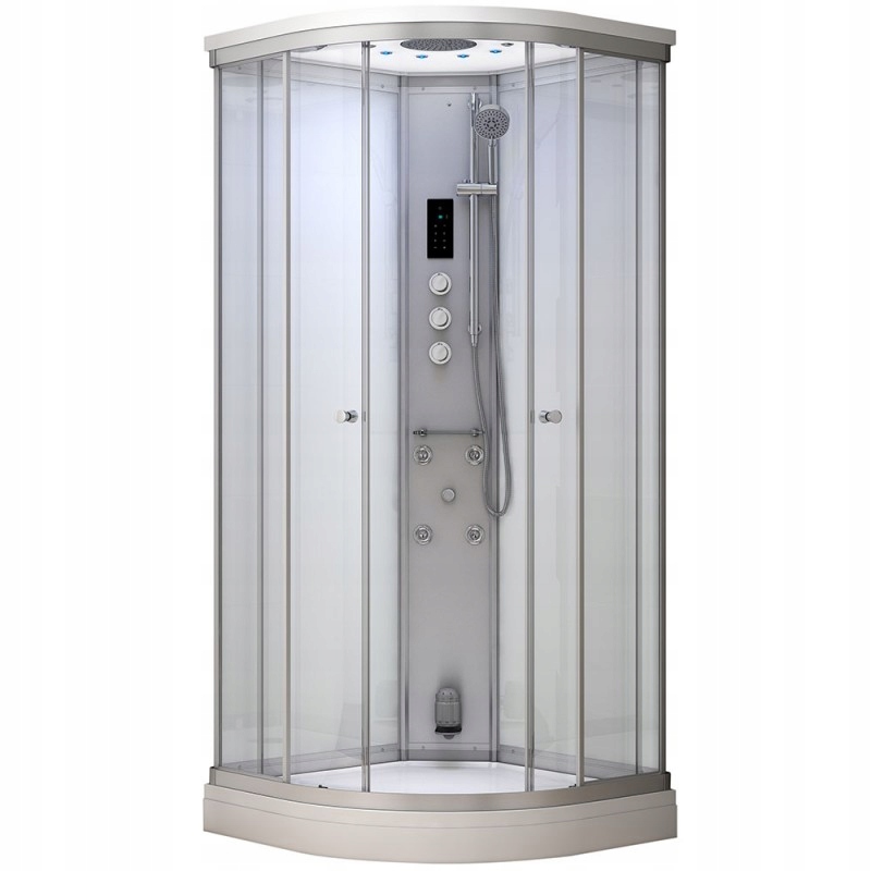 Hydromasážna sprchová babína - Hydromasážny sprchový kút 80x80 MUE-AF8080