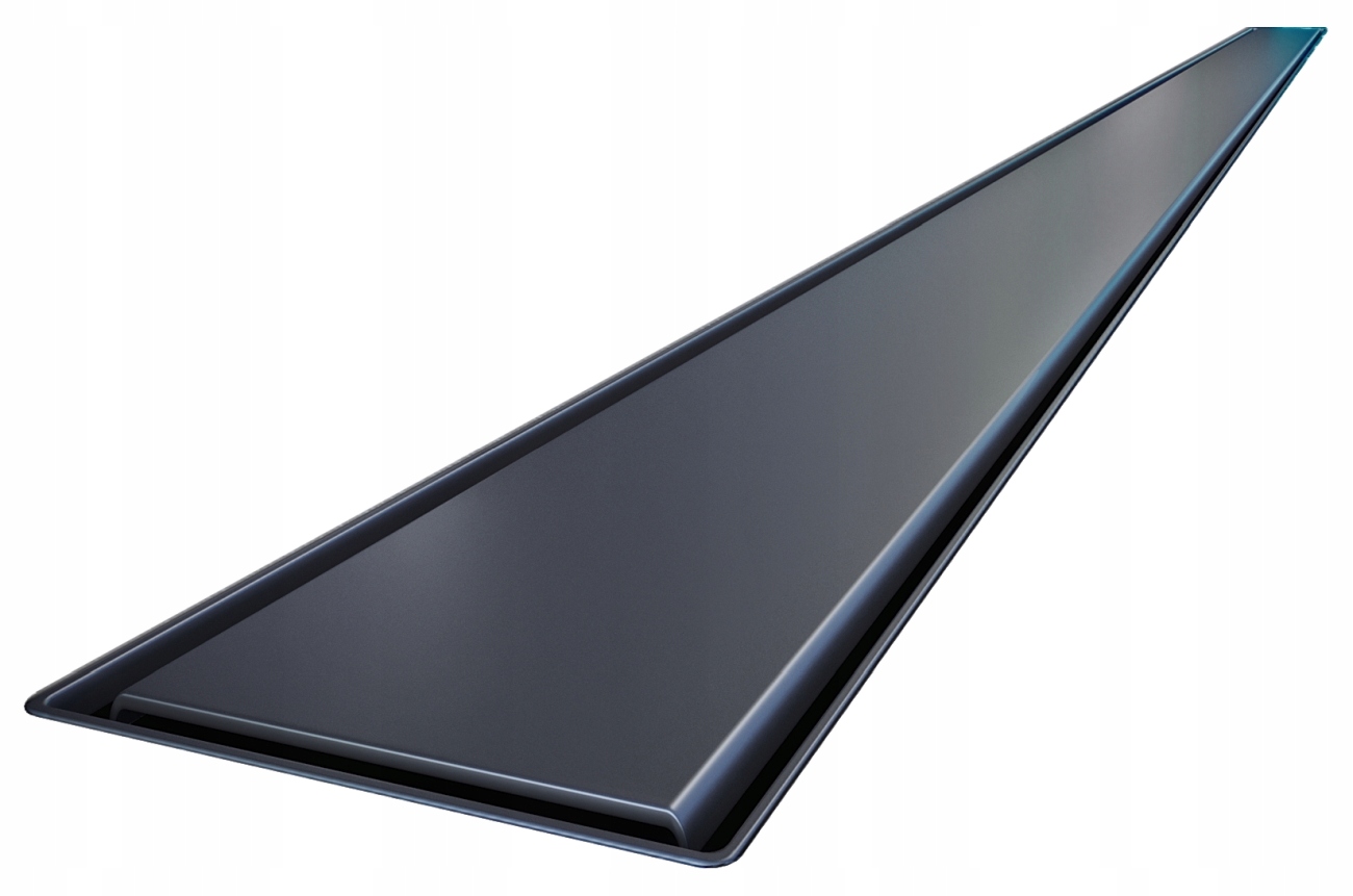 Sprchový žľab - ČIERNY LINEÁRNY ODTOK 120 cm ÚZKY SLIM SÚPRAVA PL