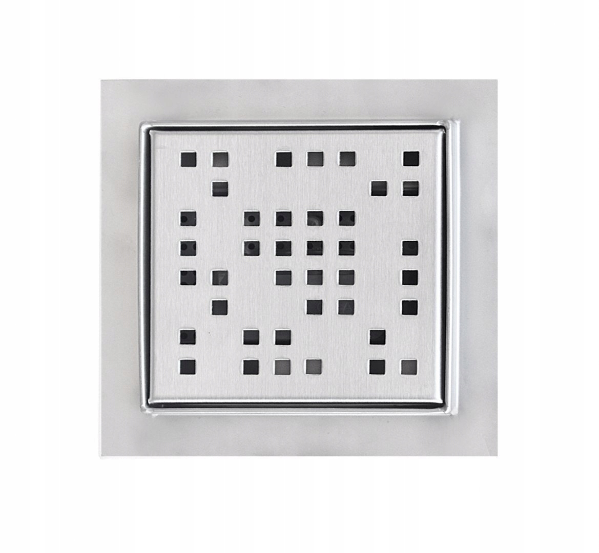 Sprchový žľab - Moderný sprchový odtok 12cm x 12cm