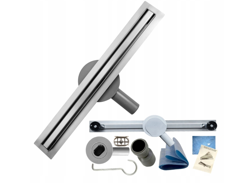 Sprchový žľab - Lineárny podlahový vpust SLIM Square Swivel 120