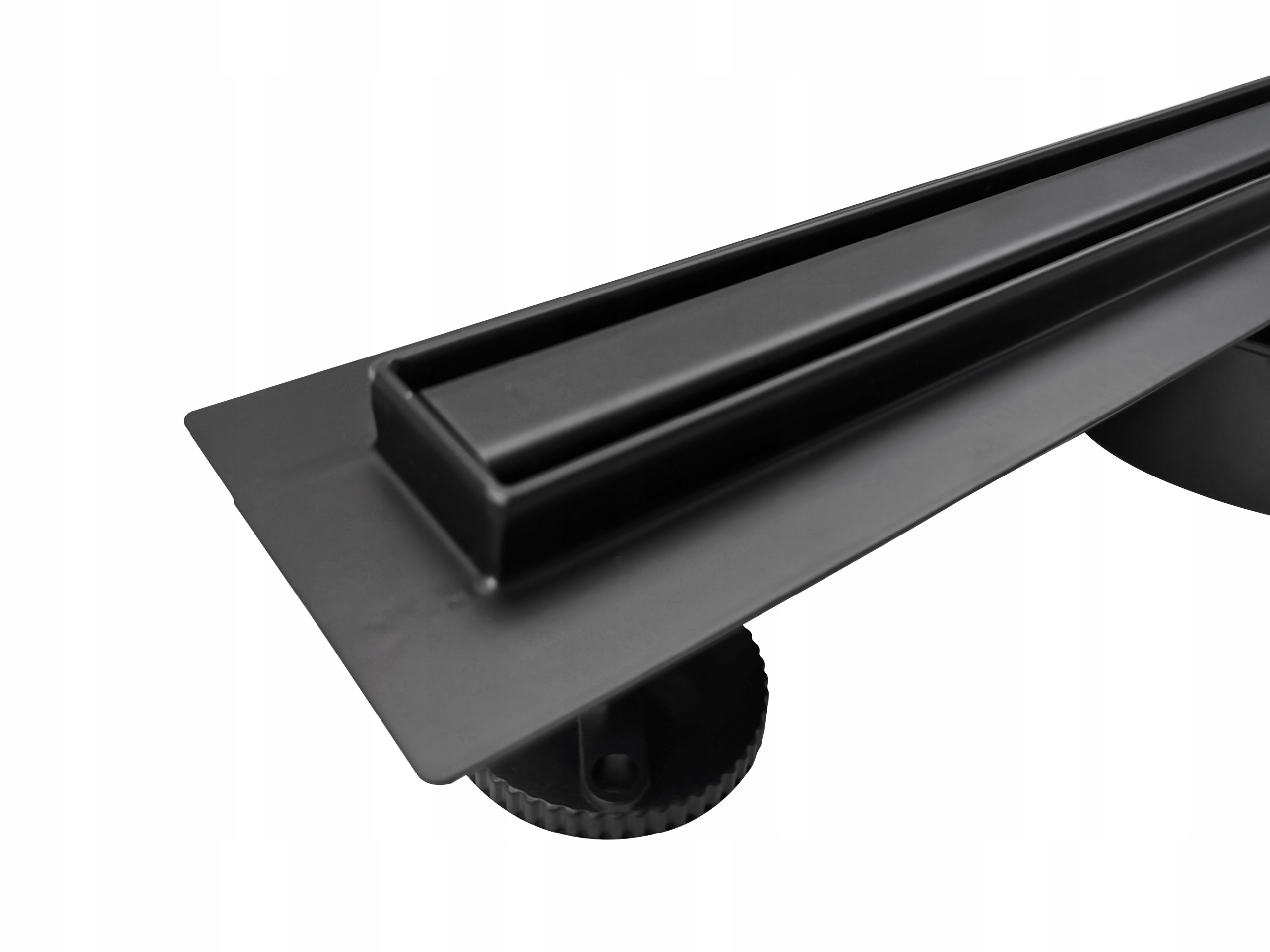 Sprchový žľab - Lineárny podlahový vpust SLIM BLACK Rotary 50