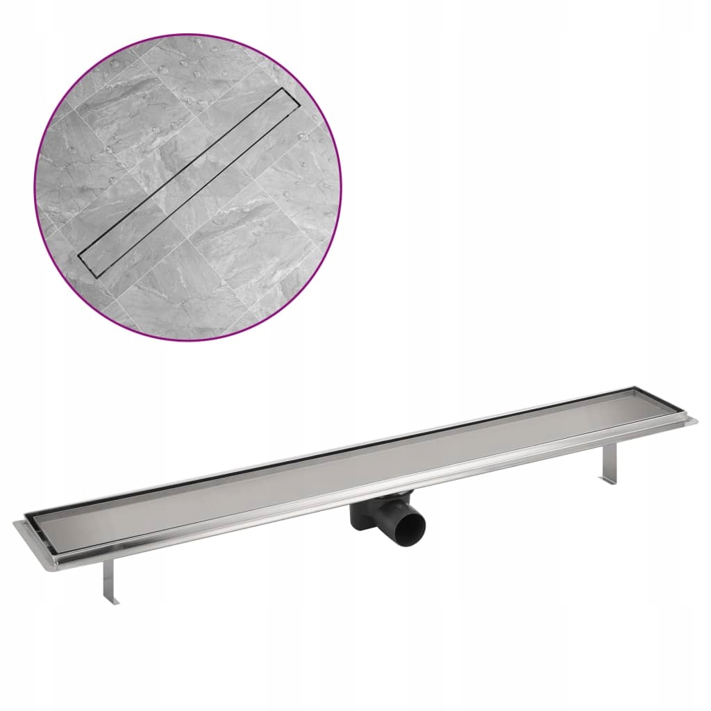 Sprchový žľab - Lineárny sprchový odtok, 930x140 mm, nehrdzavejúca oceľ