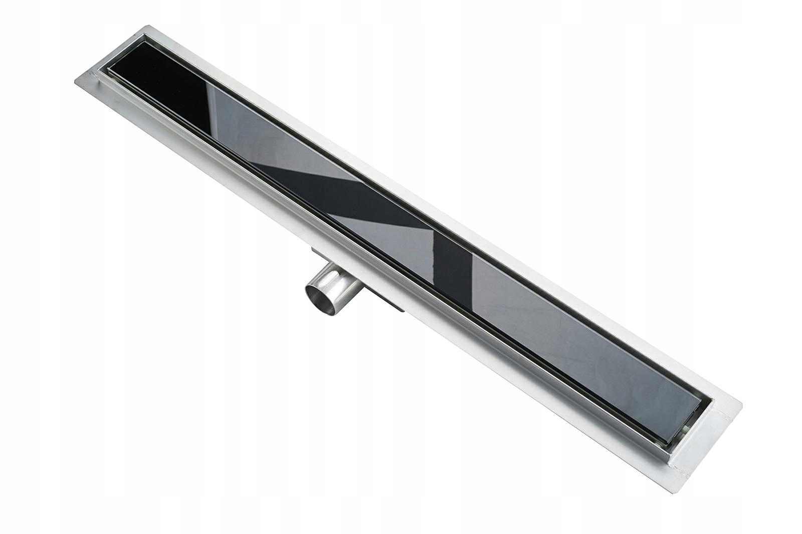 Sprchový žľab - LINEAR DRAIN Sanitline Glass Black 80cm