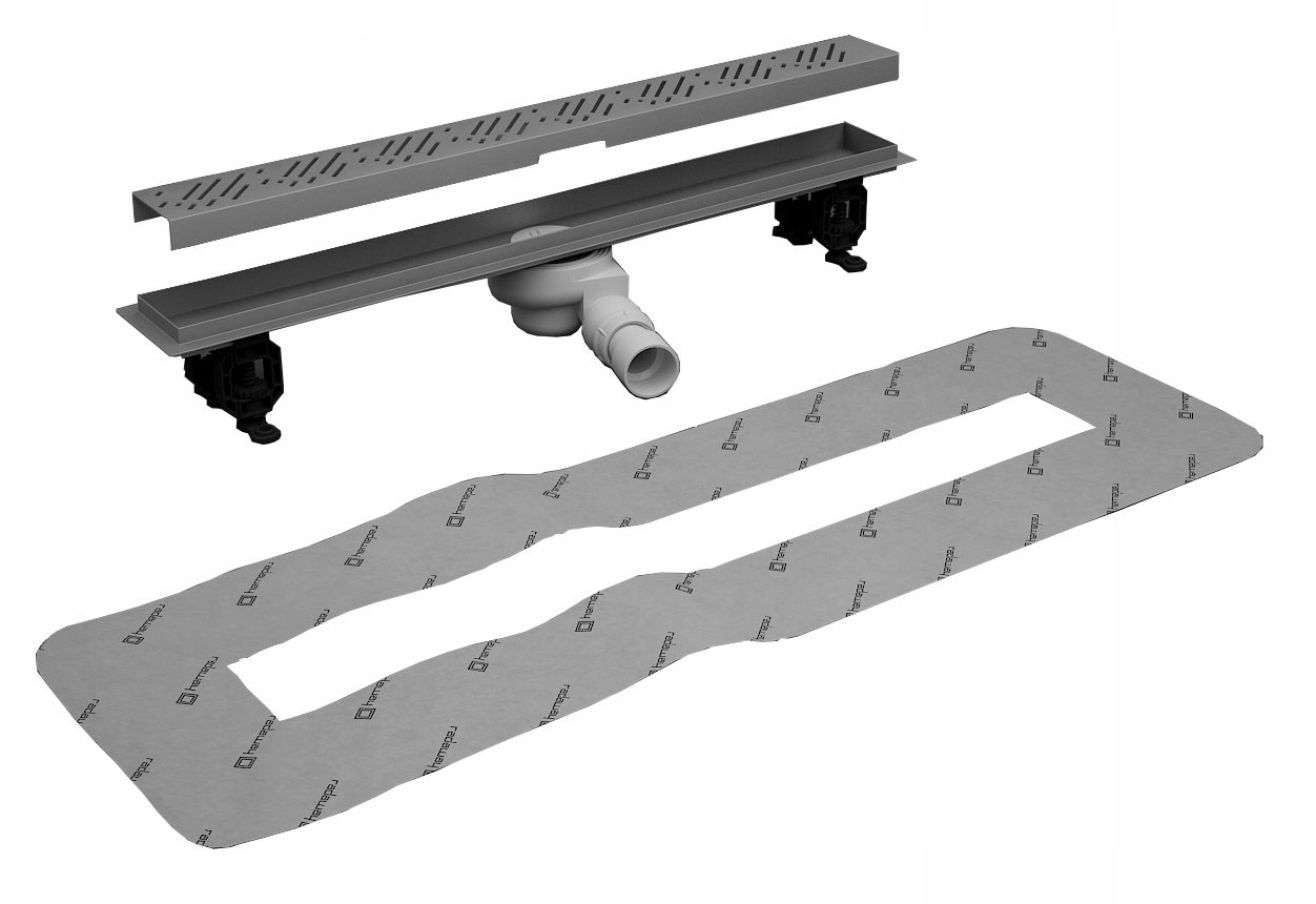 Sprchový žľab - 55 cm lineárny odtok pre dlaždice 8-12 mm RADAWAY