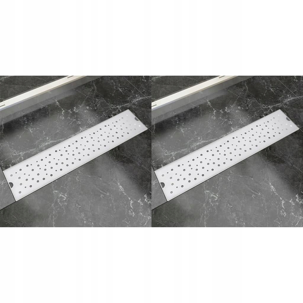 Sprchový žľab - Lineárny sprchový odtok, 2 ks, 530x140 mm