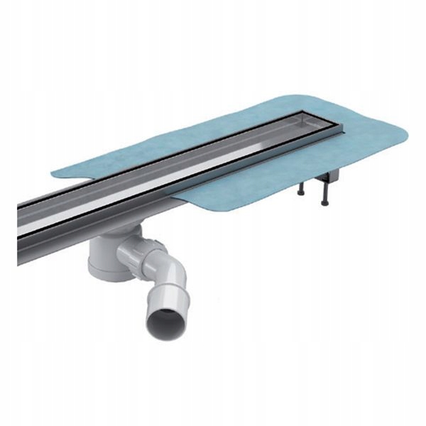 Sprchový žľab - MODRÉ LINEÁRNE ODVODNENIE 700 MM S PRÁZDNOU Mriežkou