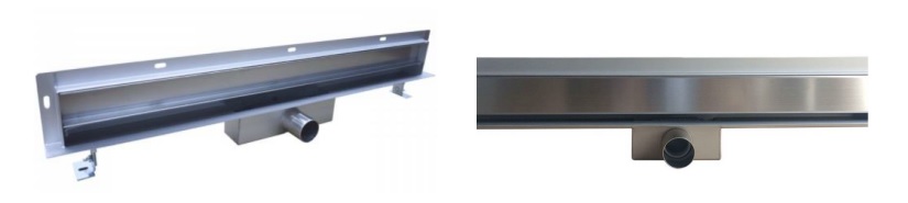 Sprchový žľab - Stenový lineárny odtok 80 cm pod dlaždicu