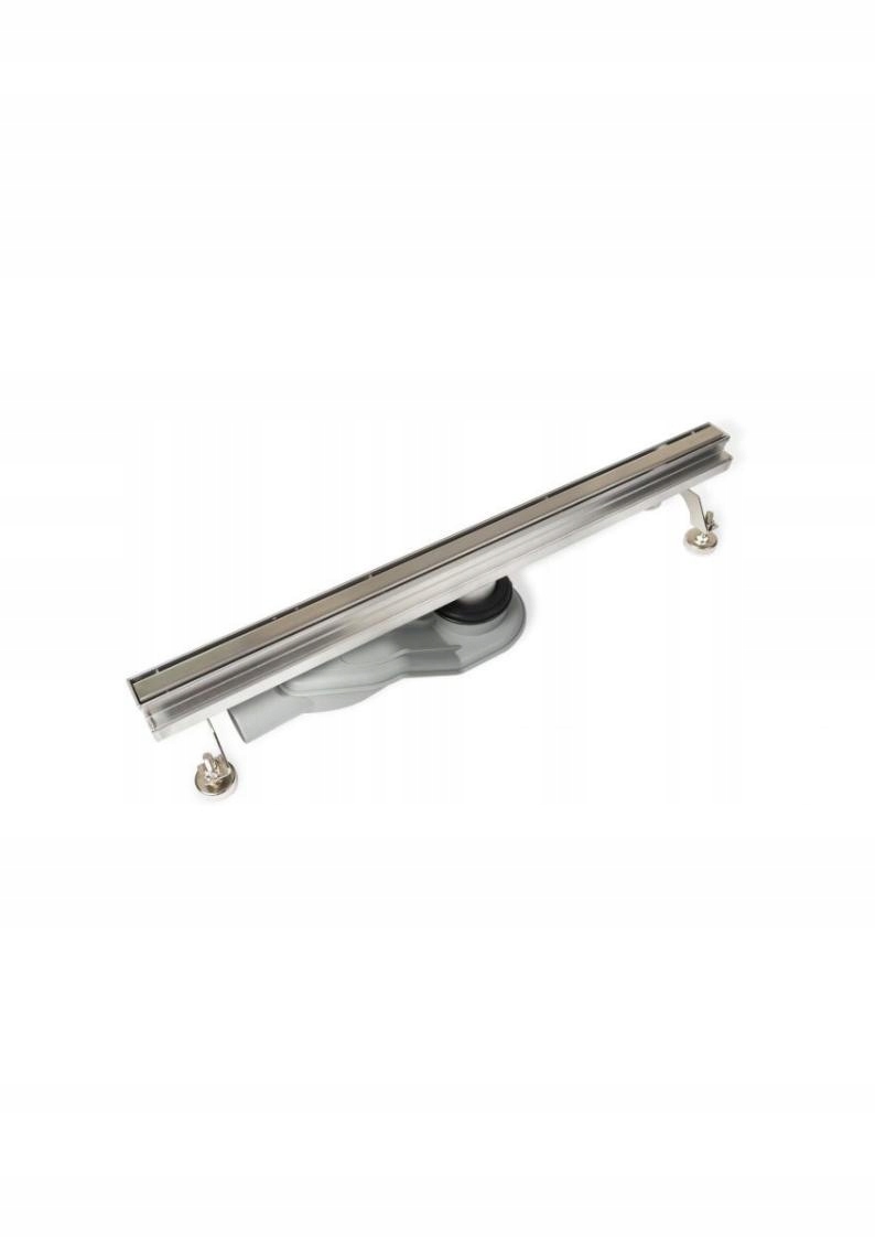 Sprchový žľab - ÚZKY LINEÁRNY ODTOK 80 CM SLIM 18 MM SADA OCEL