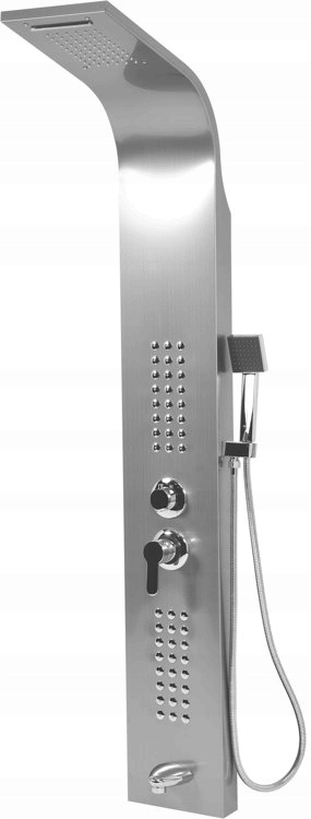 Sprchový panel - SPRCHOVÝ PANEL NEREZOVÁ HYDROMASÁŽ INOX