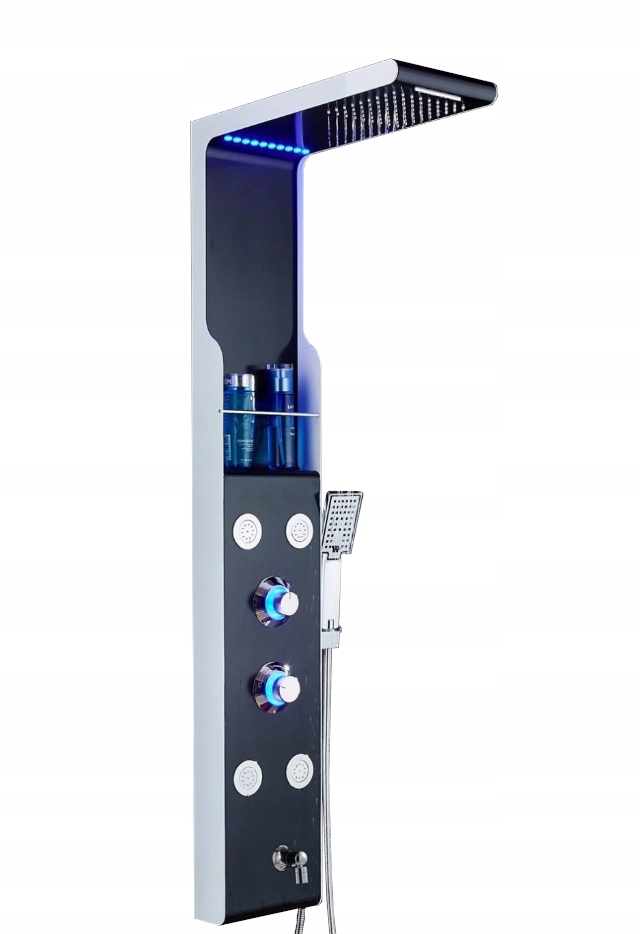 Sprchový panel - LED SPRCHOVÝ PANEL VODOPÁDOVÁ POLOHA HYDROMASÁŽ