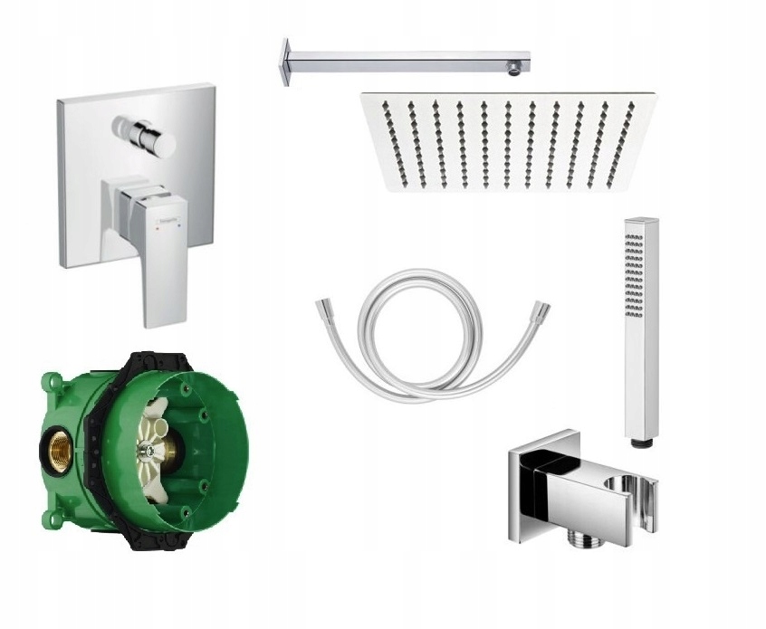 Sprchový panel - Podomietková sprchová súprava Hansgrohe Metropol 40 cm
