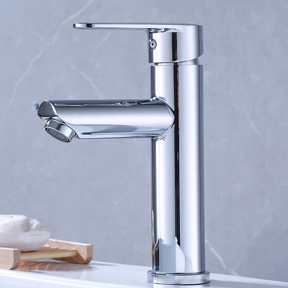 Umyvadlová batéria - 1PC faucet pre umývadlo s teplou a studenou vodou z nehrdzavejúcej ocele