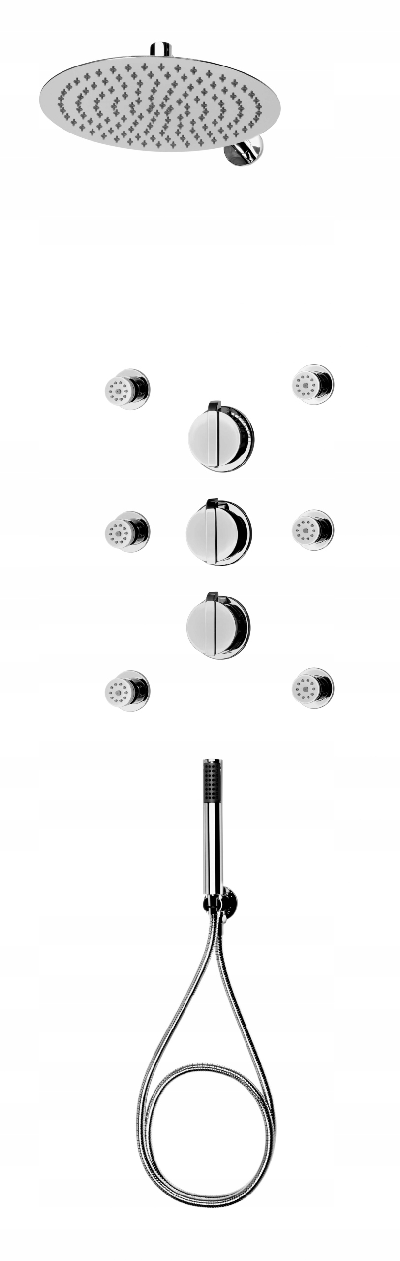 Sprchový panel - Podomietková sada MULTI-SYSTEM NAC 091T Deante