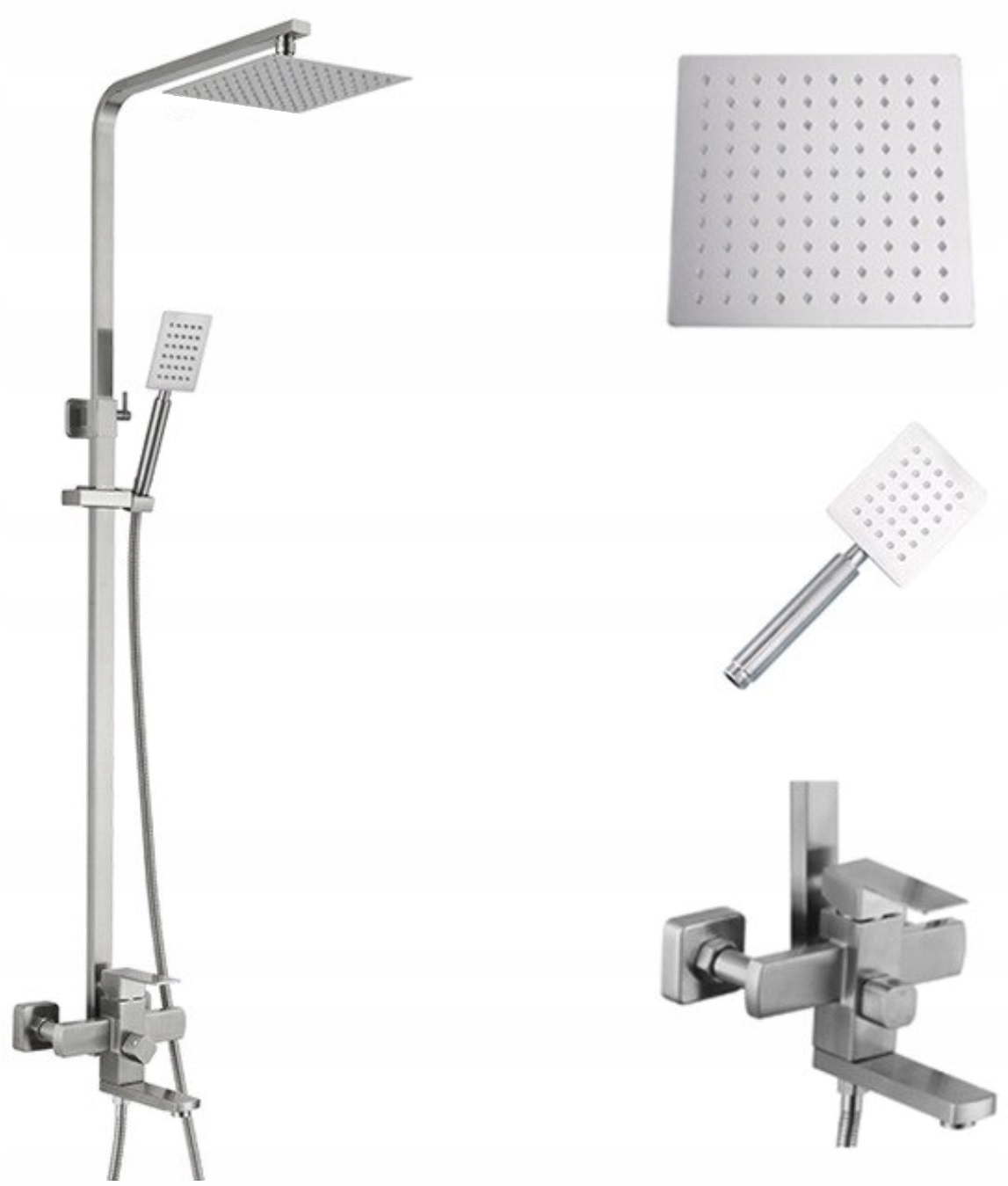 Sprchový panel -  TAP SPRCHOVÁ BATÉRIA CHROMOVÁ KEFKA MAT v3