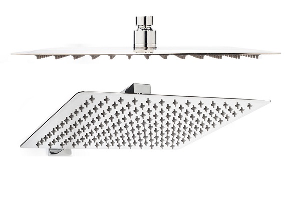 Sprchový panel -  ULTRA SLIM 30 tenká štvorcová sprchová hlavica, chróm