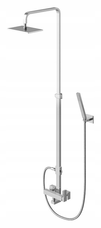 Sprchový panel -  Chromovaný sprchový stĺp KOHLMAN Excelent QW276H