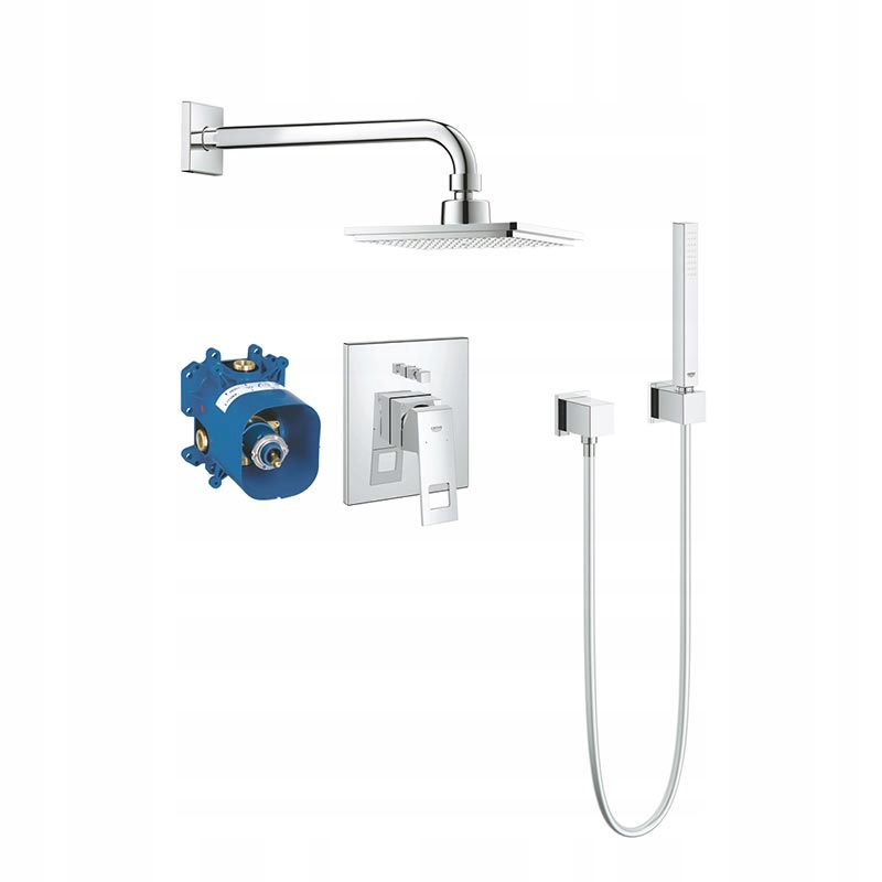 Sprchový panel - Grohe Eurocube - Podomietková sprchová súprava s pákou D