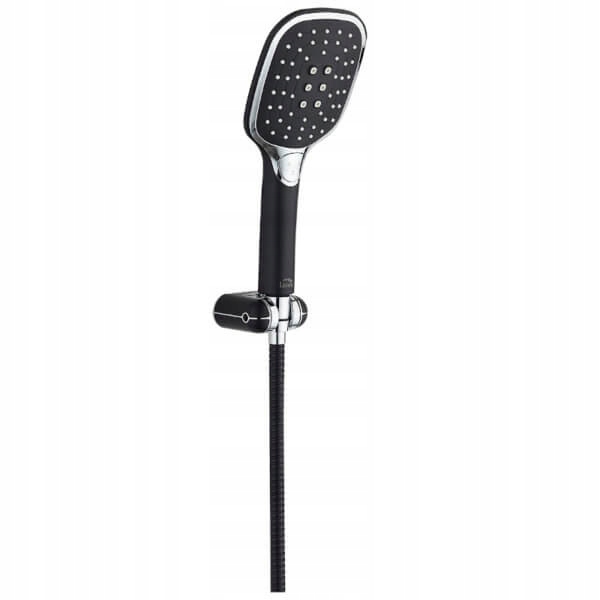 Sprchový panel - Laveo Zorita Spot Spray Set Black / Chr