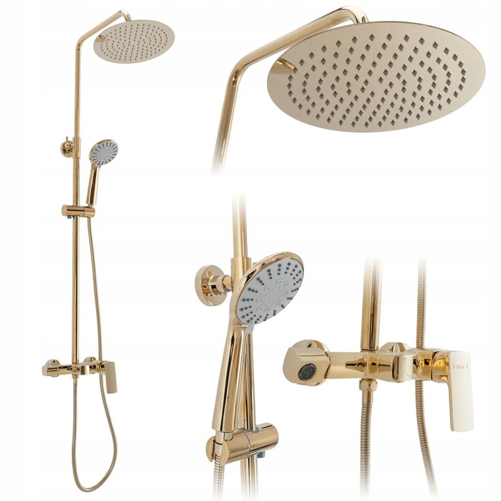 Sprchový panel - Sprchová súprava Shower Lungo Golden Thermostat