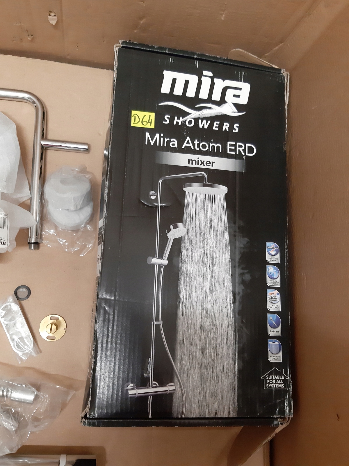 Sprchový panel -  Sada termostatickej batérie MIRA so sprchovou hlavicou