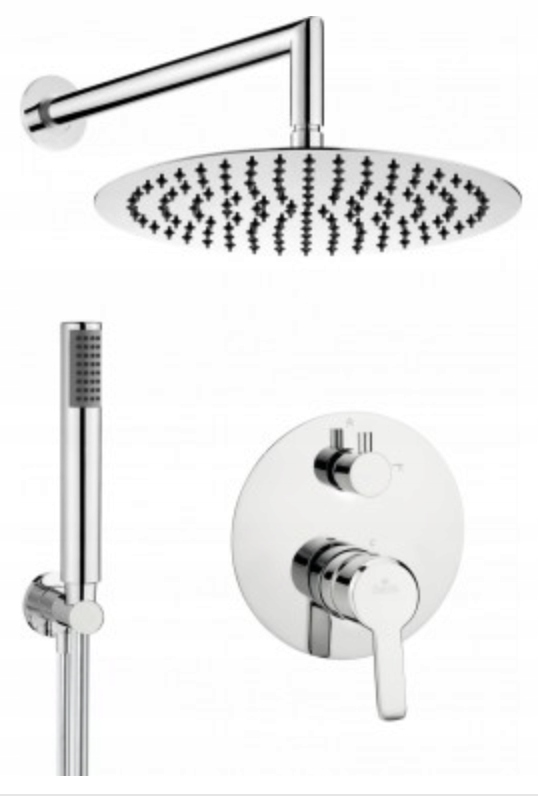 Sprchový panel - Deante NAC 09QP CASCADA CHROME FLUSH SET A