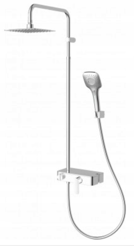 Sprchový panel - Deante NAC 01WM LOBELIA RAIN CHROME BATTERY