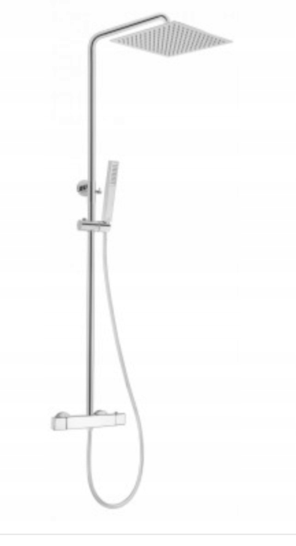 Sprchový panel - Deante NAC 01ZT AZALIA RAIN CHROME S BATÉRIOU