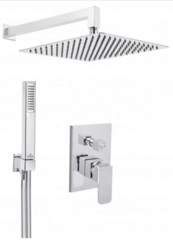 Sprchový panel -  Deante NAC 09ZP CASCADA CHROME FLUSH SET A