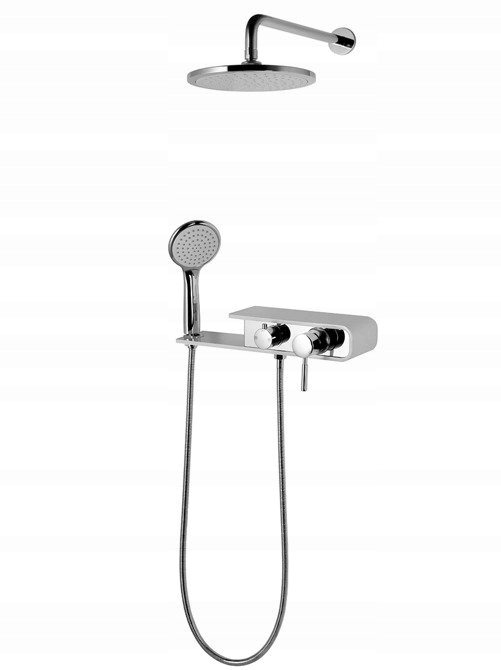 Sprchový panel - SPRCHOVÁ SADA CORSAN KONEKTO GREY CMN001