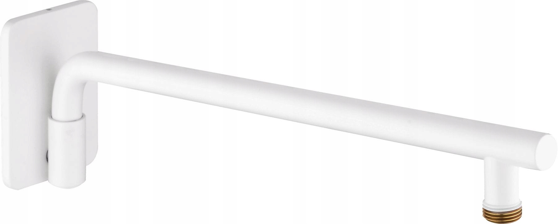 Sprchový panel - Dažďové sprchové rameno - pohyblivý výtok 40 cm, BIELY