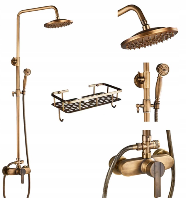 Sprchový panel - SPRCHOVÁ SADA ANTIQUE RETRO SPRAYER