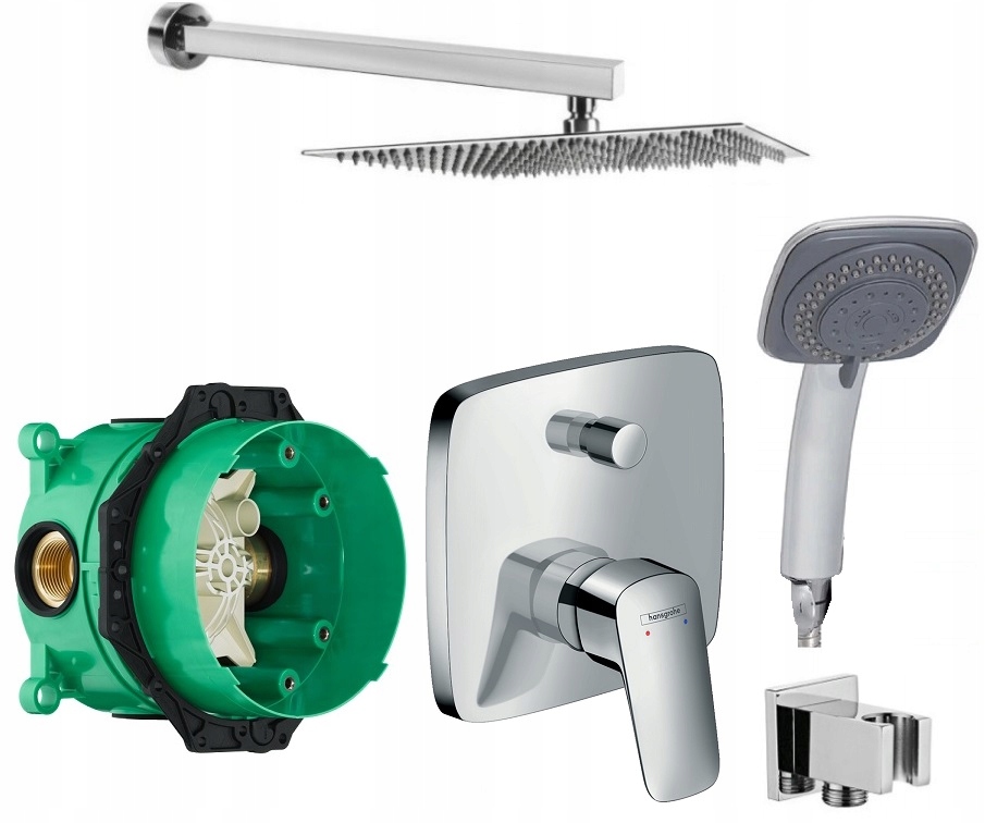 Sprchový panel - Podomietková batéria HANSGROHE LogiS s dažďovou sprchou 30