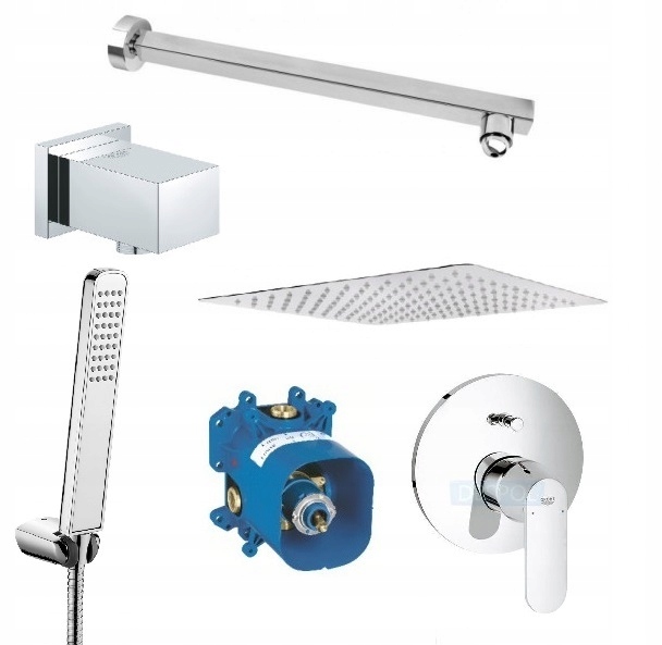 Sprchový panel - RAIN BATÉRIA NA KONCEJÁLNE SÚPRAVY GROHE. SPRCHA
