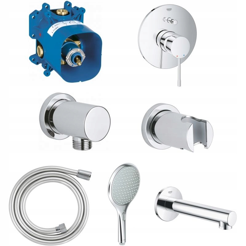 Sprchový panel -  KONCEPTOVANÁ SPRCHOVÁ SADA S GROHE SPRAY