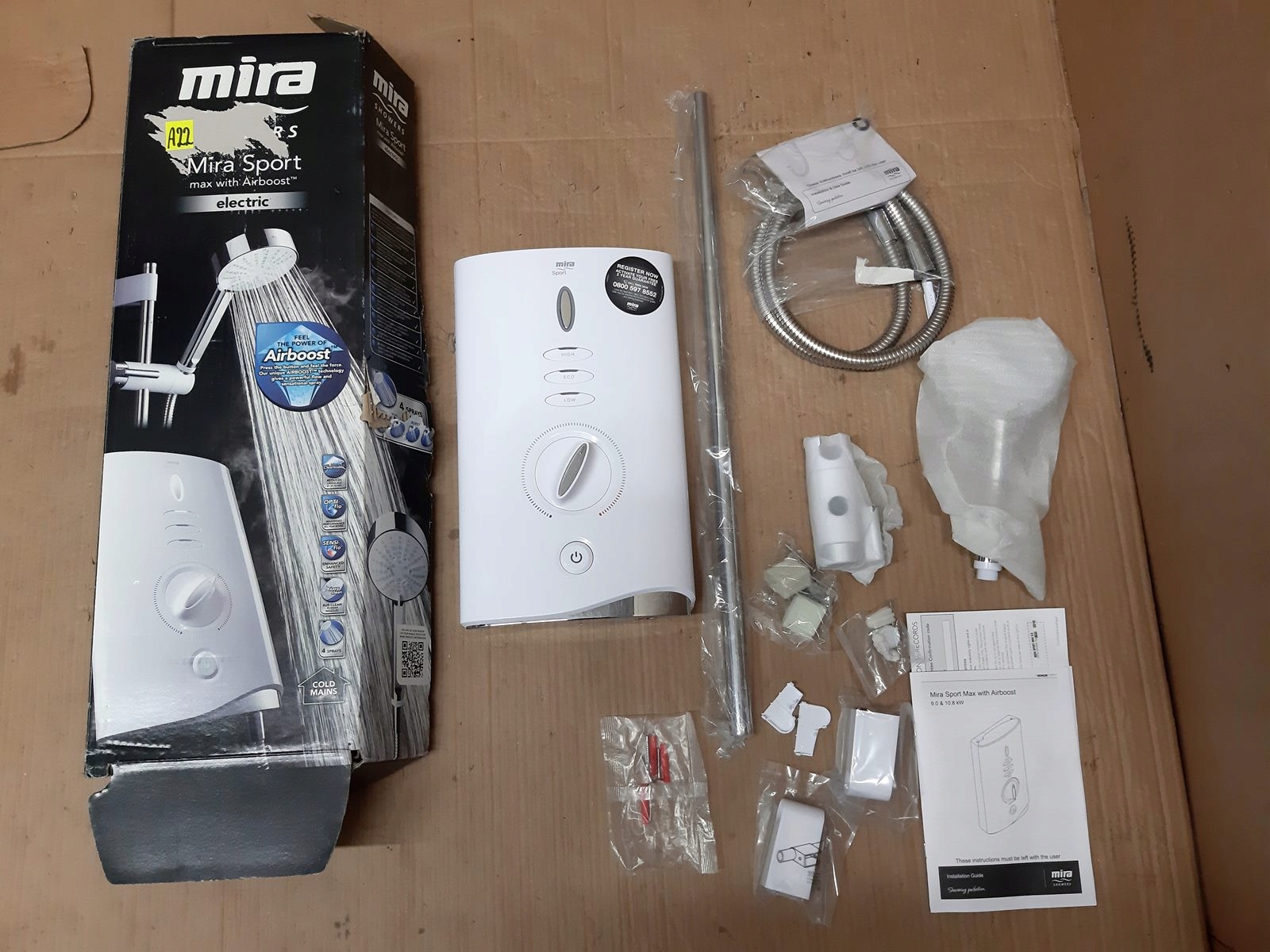 Sprchový panel - Ohrievač vody Mira SPORT 9 kW NOVINKA