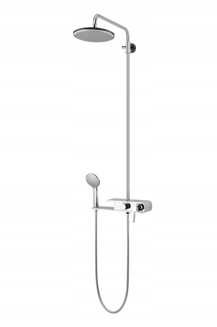 Sprchový panel - Sprchový stĺp Corsan Klar Fiber CMN002 sivý