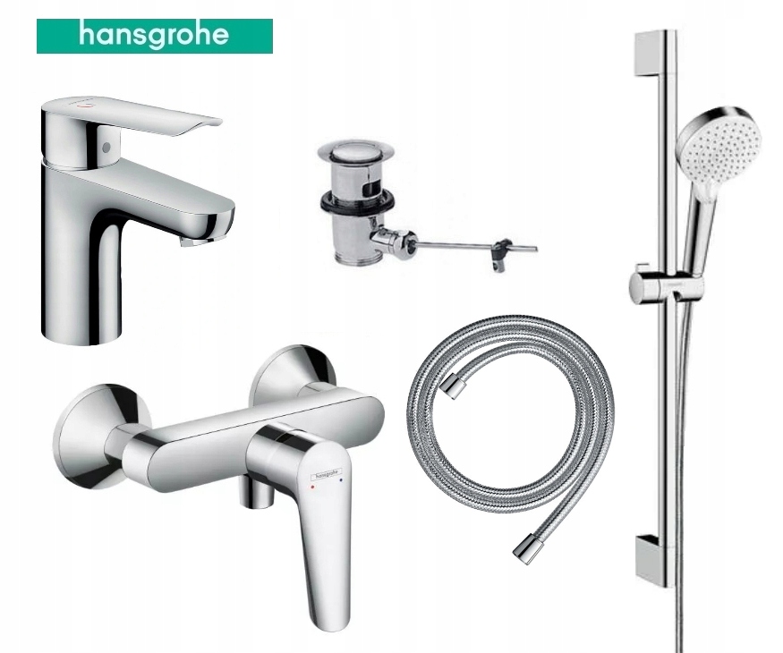 Sprchový panel - HANSGROHE LOGIS E SADA SPRCHOVEJ VANY