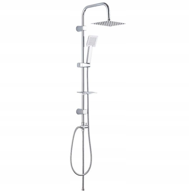 Sprchový panel - Chrómový sprchový stĺp LAVEO DROP PL5 00KX