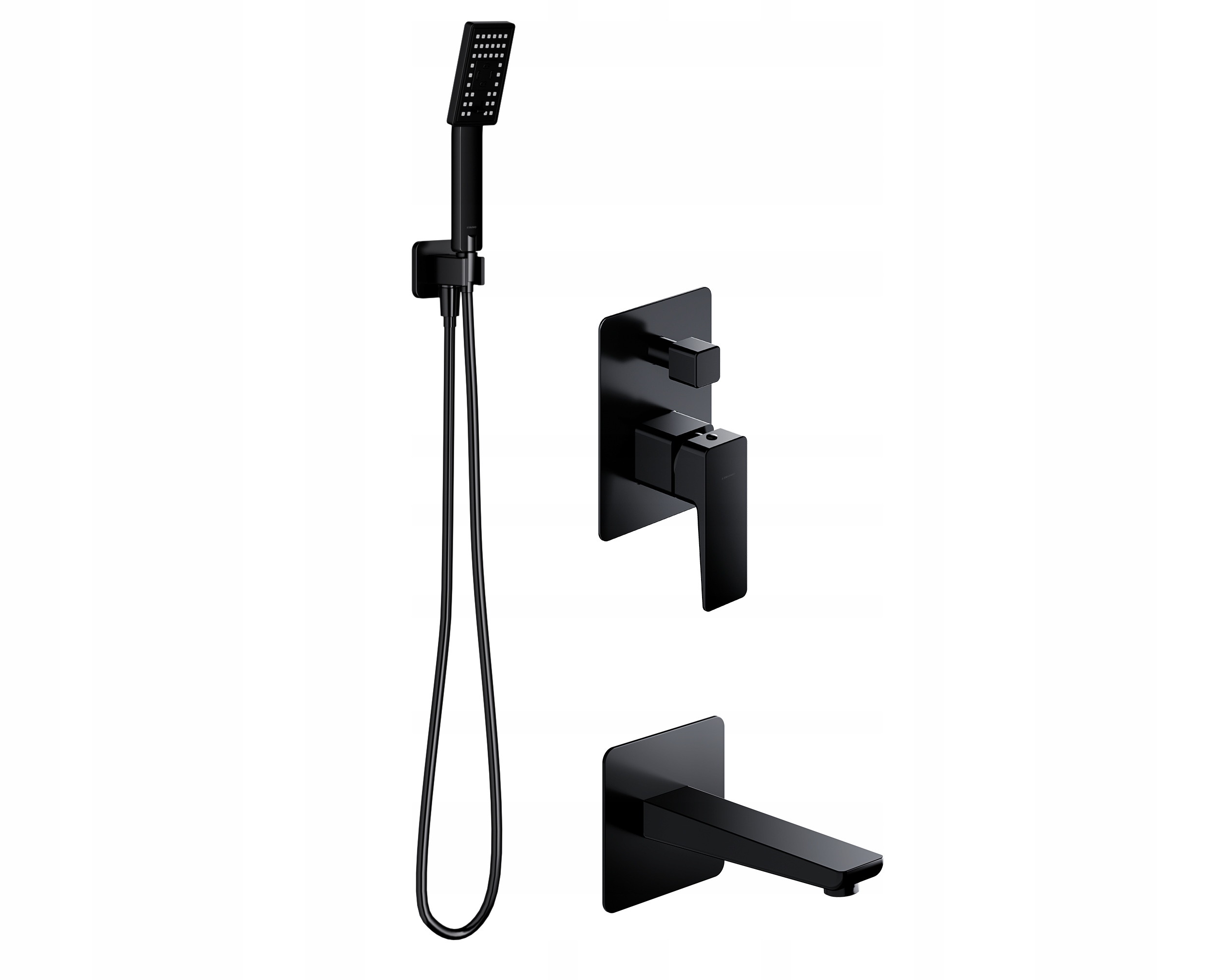 Sprchový panel - Vaňová súprava BLACK SYSPMW01BL Omnires
