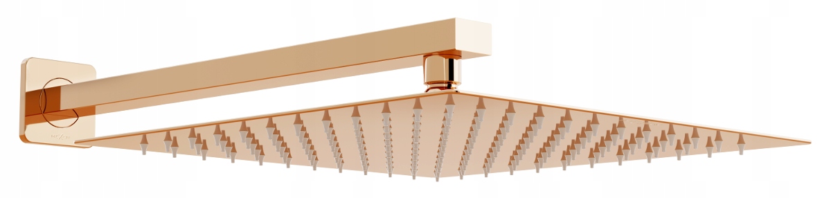Sprchový panel -  MEXENSKÁ SPRCHOVÁ SPRCHA NÁMESTIE 25 cm RAMENO RUŽOVÉ ZLATO