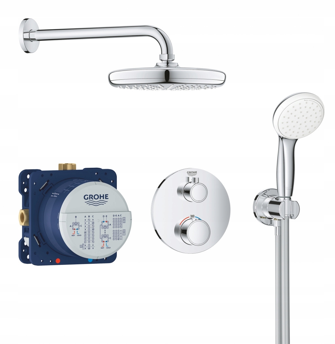 Sprchový panel - Sprchová sada GROHE GROHTHERM TEMPESTA 210