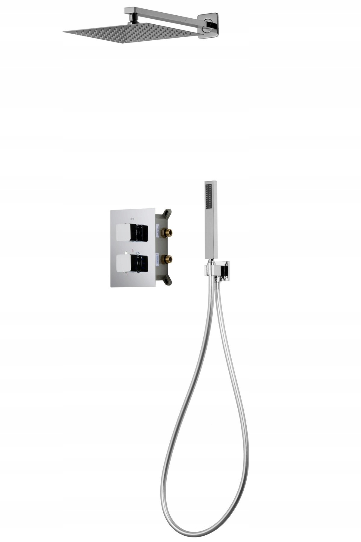 Sprchový panel - Podomietková sada chrómového termostatu Corsan Z01TCH