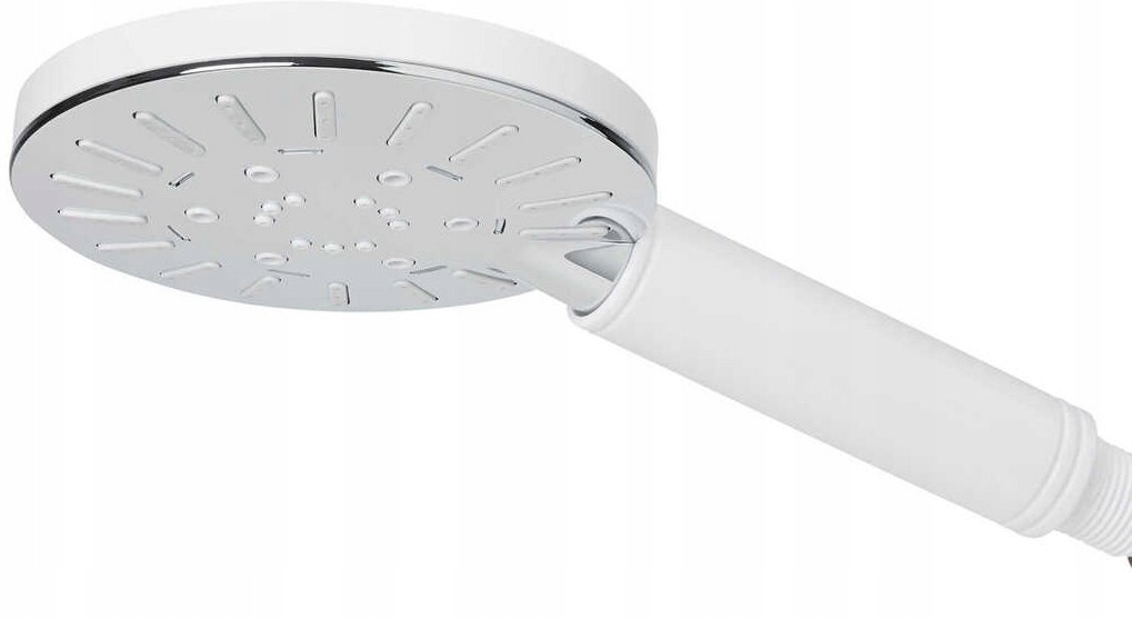 Sprchový panel - Sprchová hlavica AQUA WHITE, 12 cm, 3 funkcie