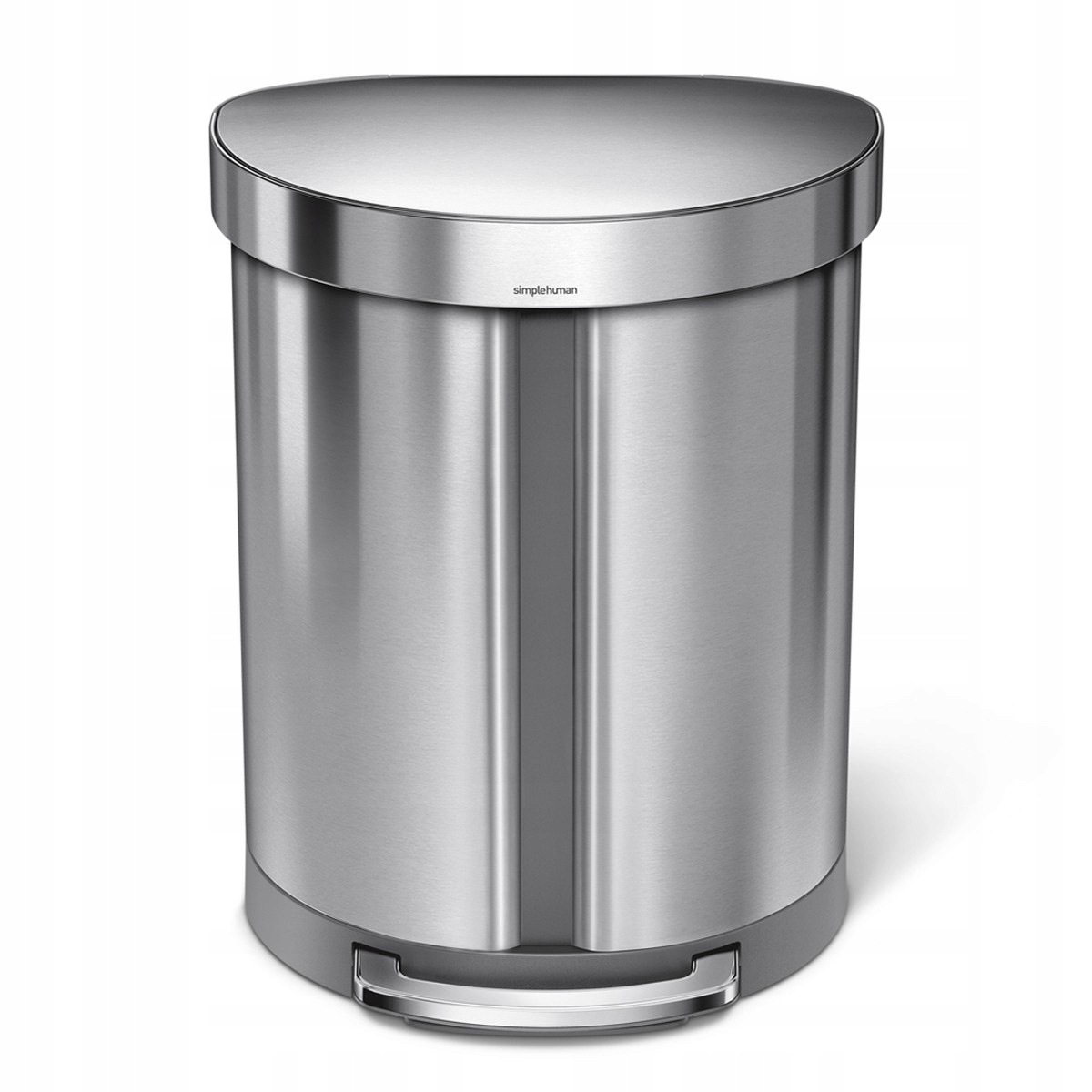Kôš na pedále RECYCLER 55L, polkruhový / jednoduchýľudský