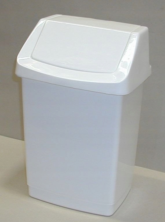 Odpadkový kôš CLICK 15l - biely CURVER