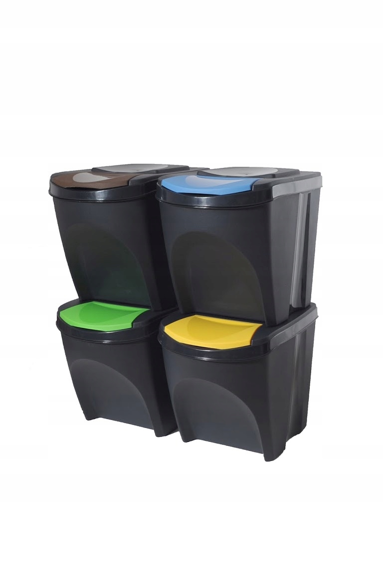 KOŠÍK SORTIBOX NA SEGREGÁCIU 4x20L ANTRACIT